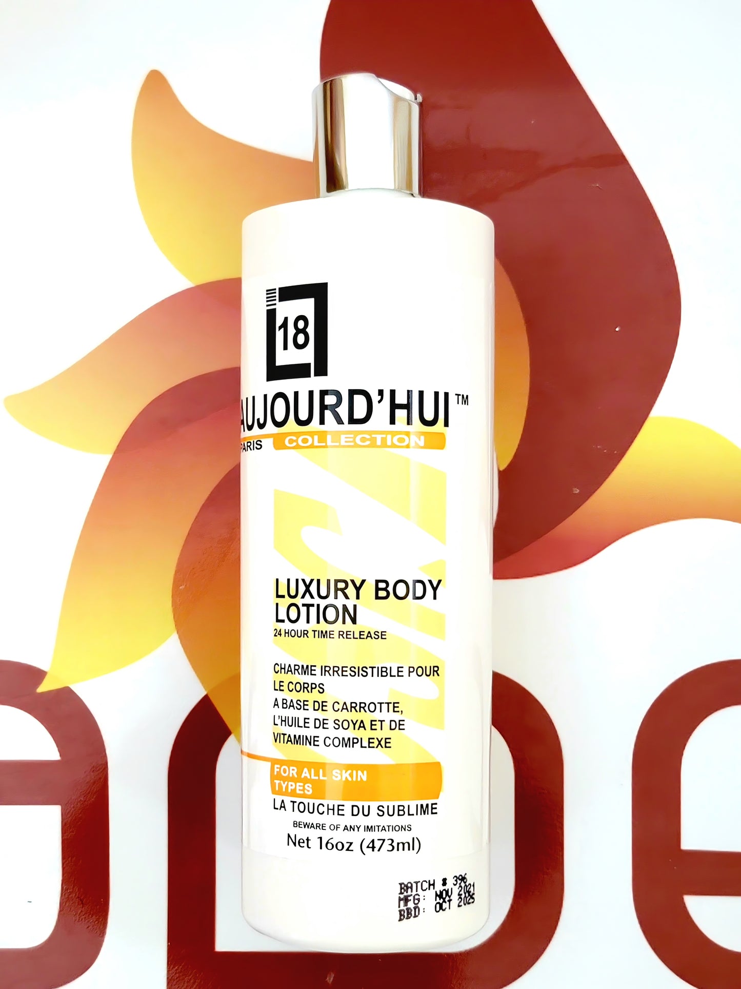 UB Aujourd'hui Paris Collection Luxury Body Lotion 473ml