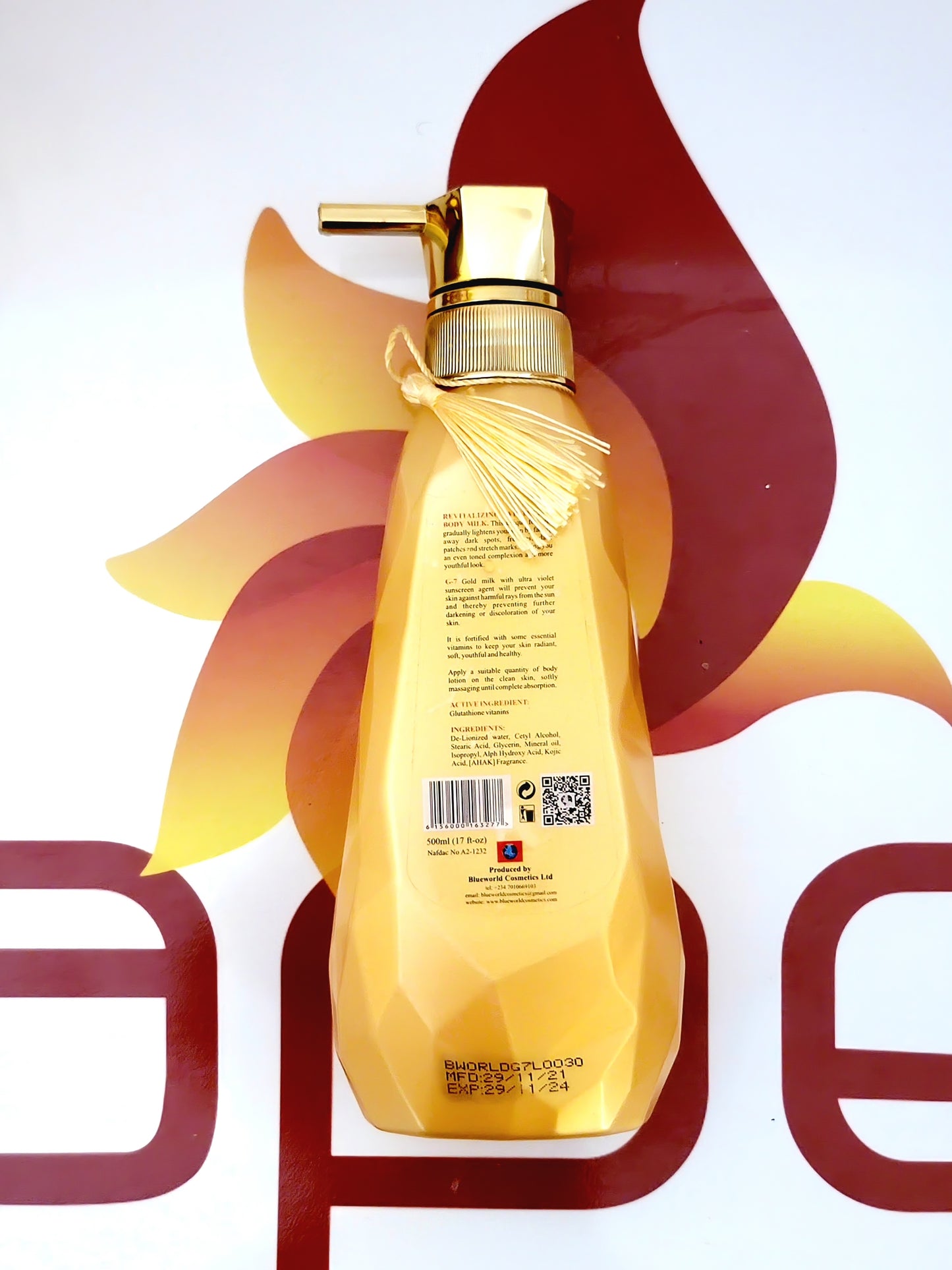 G-7 Paris Gold Exclusive Body Milk Beauty Active 500ml