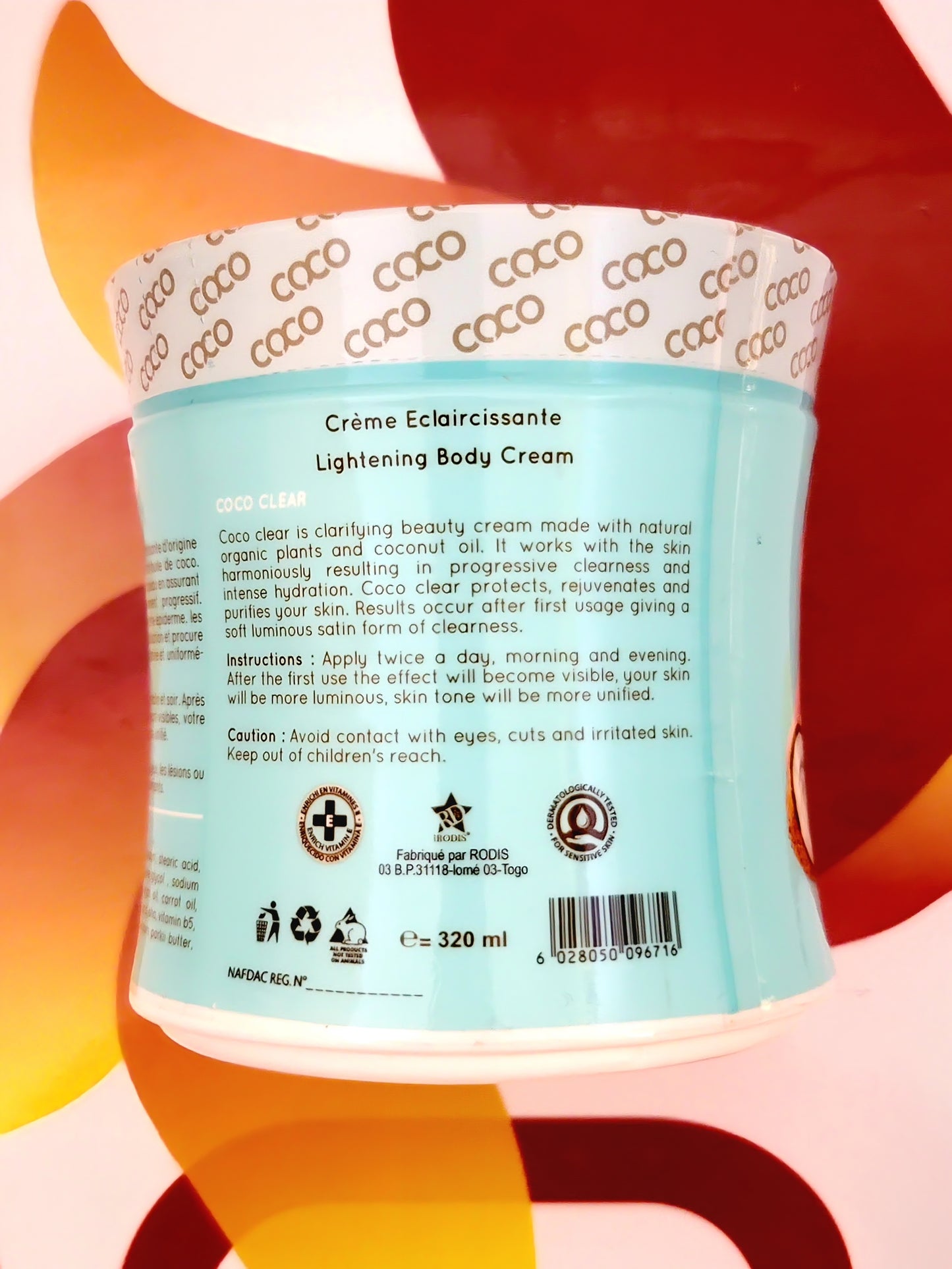 Coco Clear Lightening Body Cream 320ml