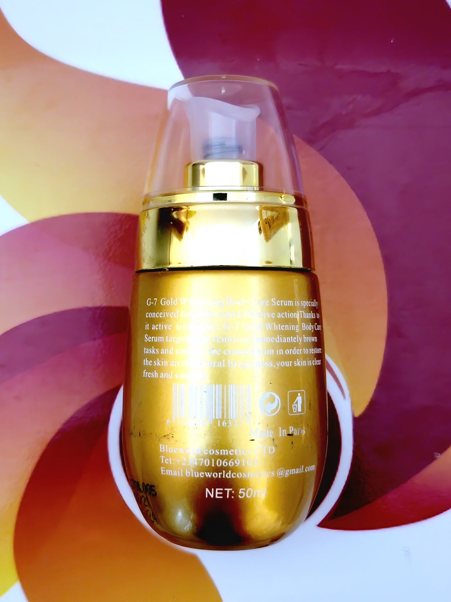 G-7 Paris Exclusive Whitening Body Care Serum 50ml