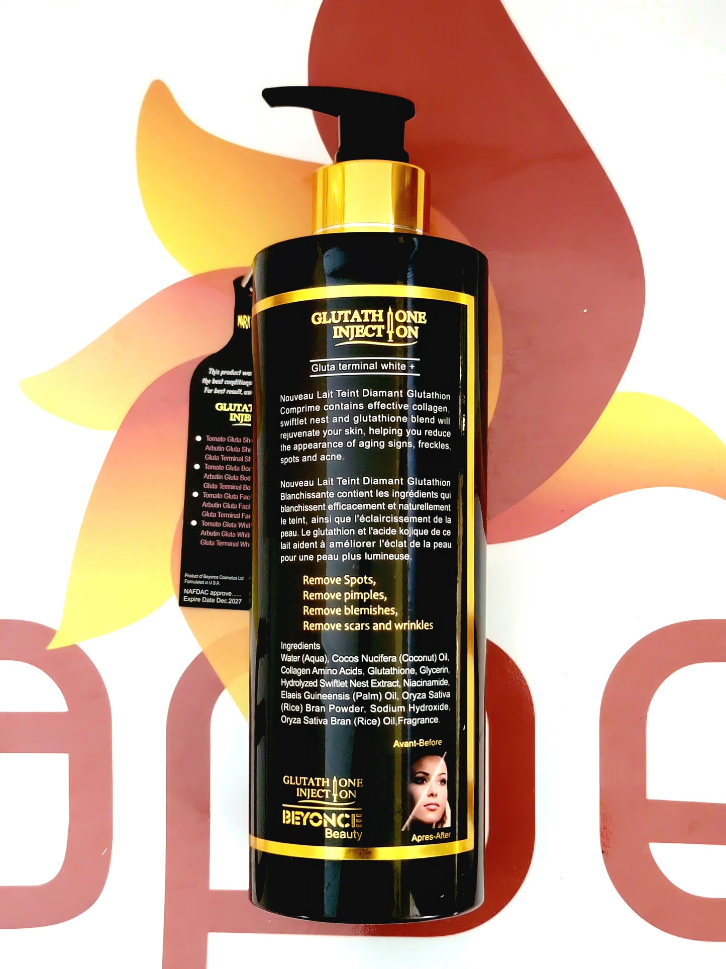 Glutathione Injection Strong Whitening Lotion 500ml