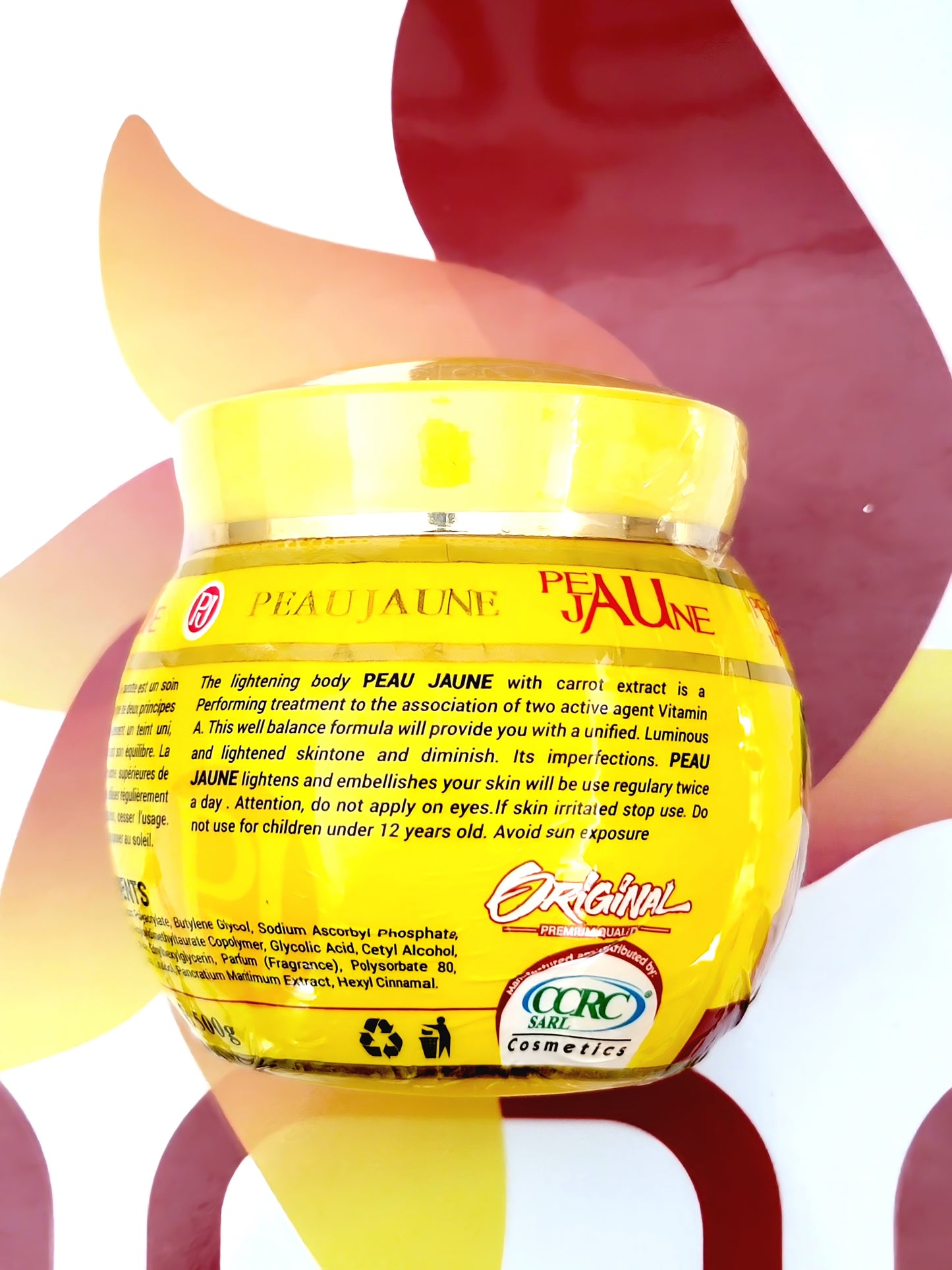 Peau Jaune Crème Super Éclaircissante 500g