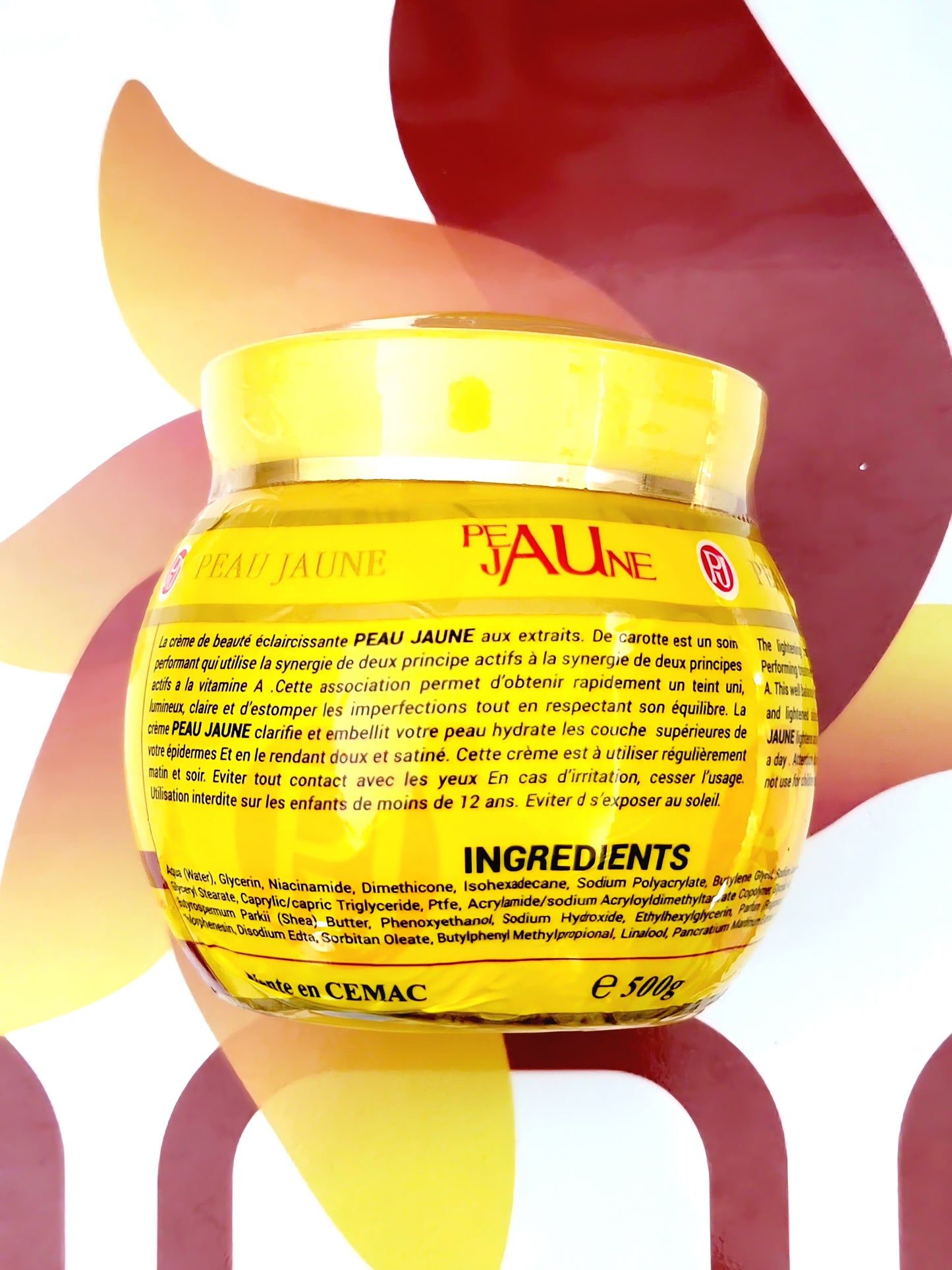 Peau Jaune Crème Super Éclaircissante 500g