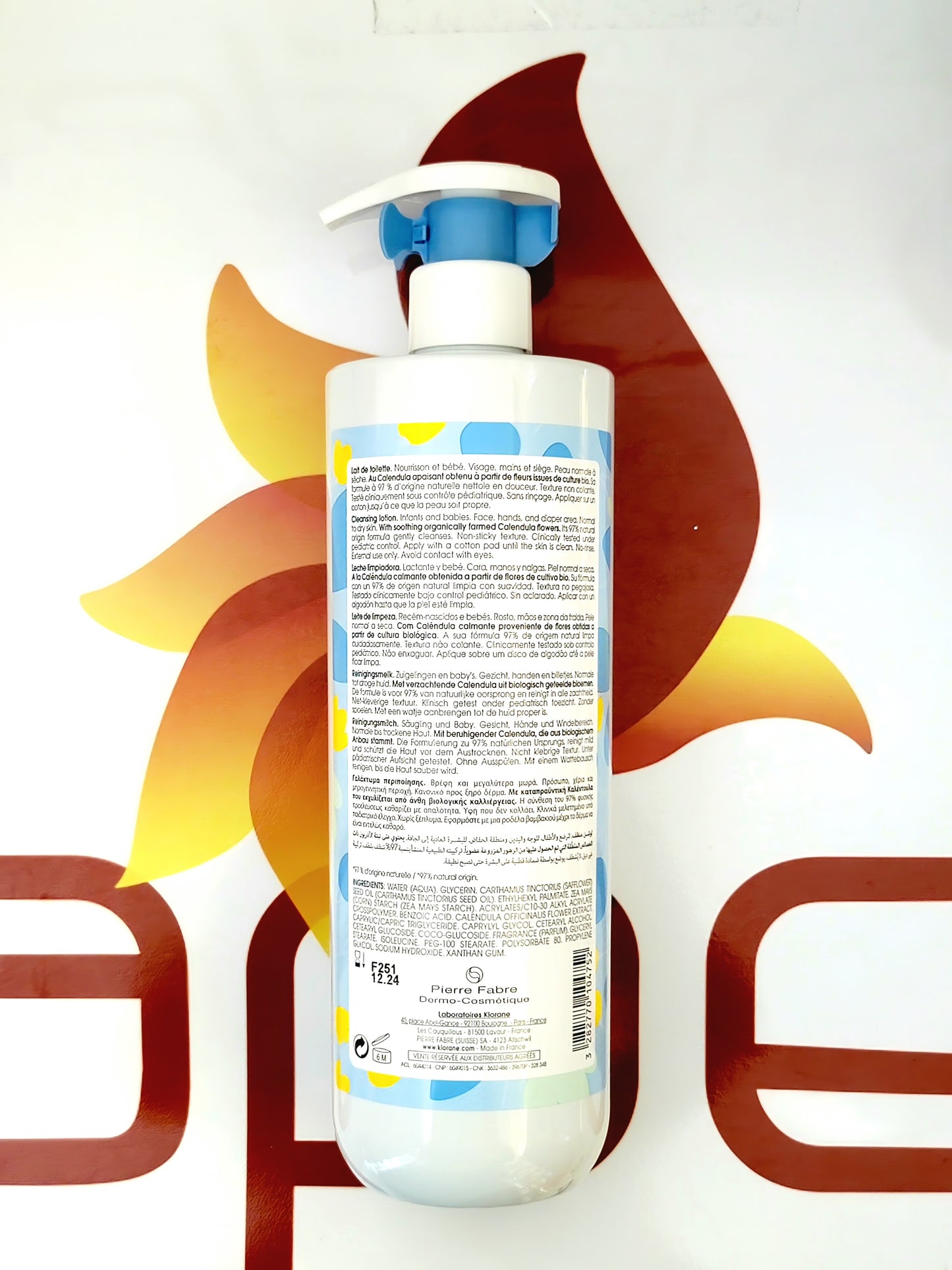Bebe Klorane Cleansing Lotion 750ml
