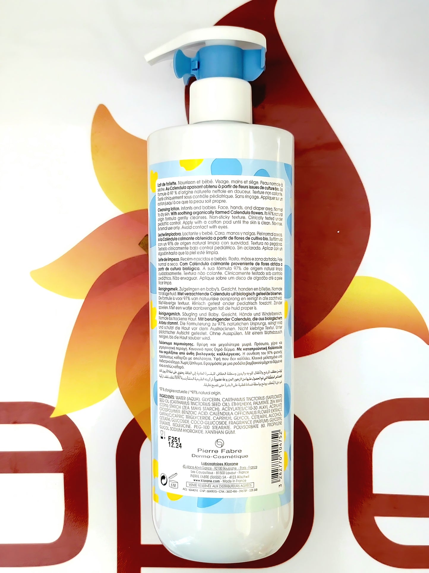 Bebe Klorane Cleansing Lotion 750ml