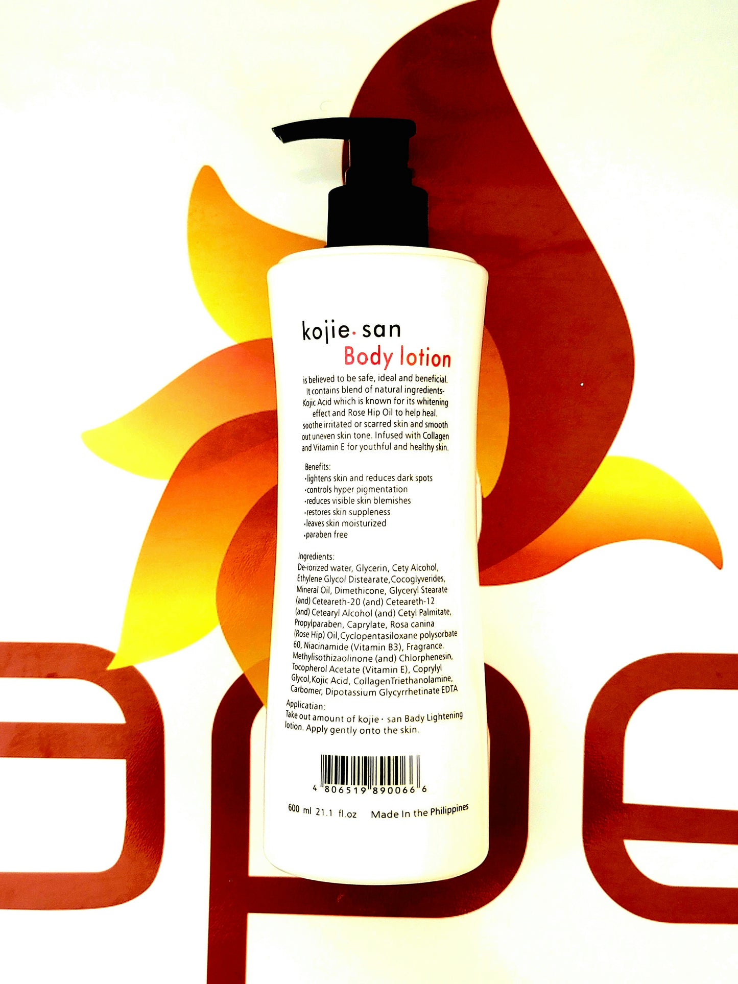 Kojic Skin Lightening Body Lotion 600ml