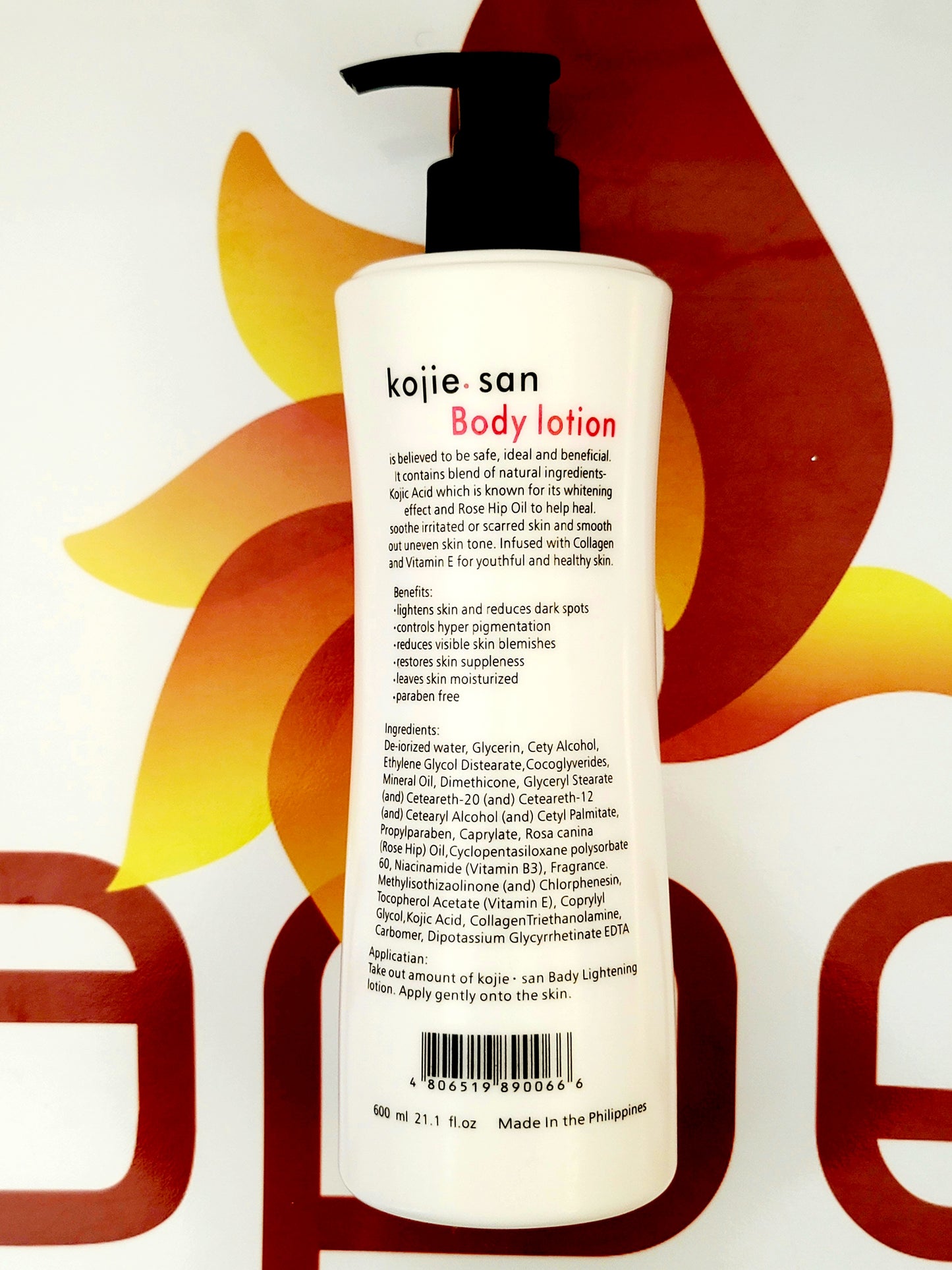 Kojic Skin Lightening Body Lotion 600ml