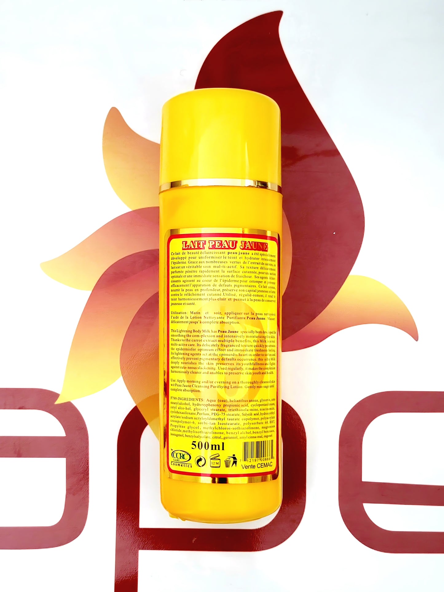 Peau Jaune Lait Traitant & Fort Eclaircissant 500ml