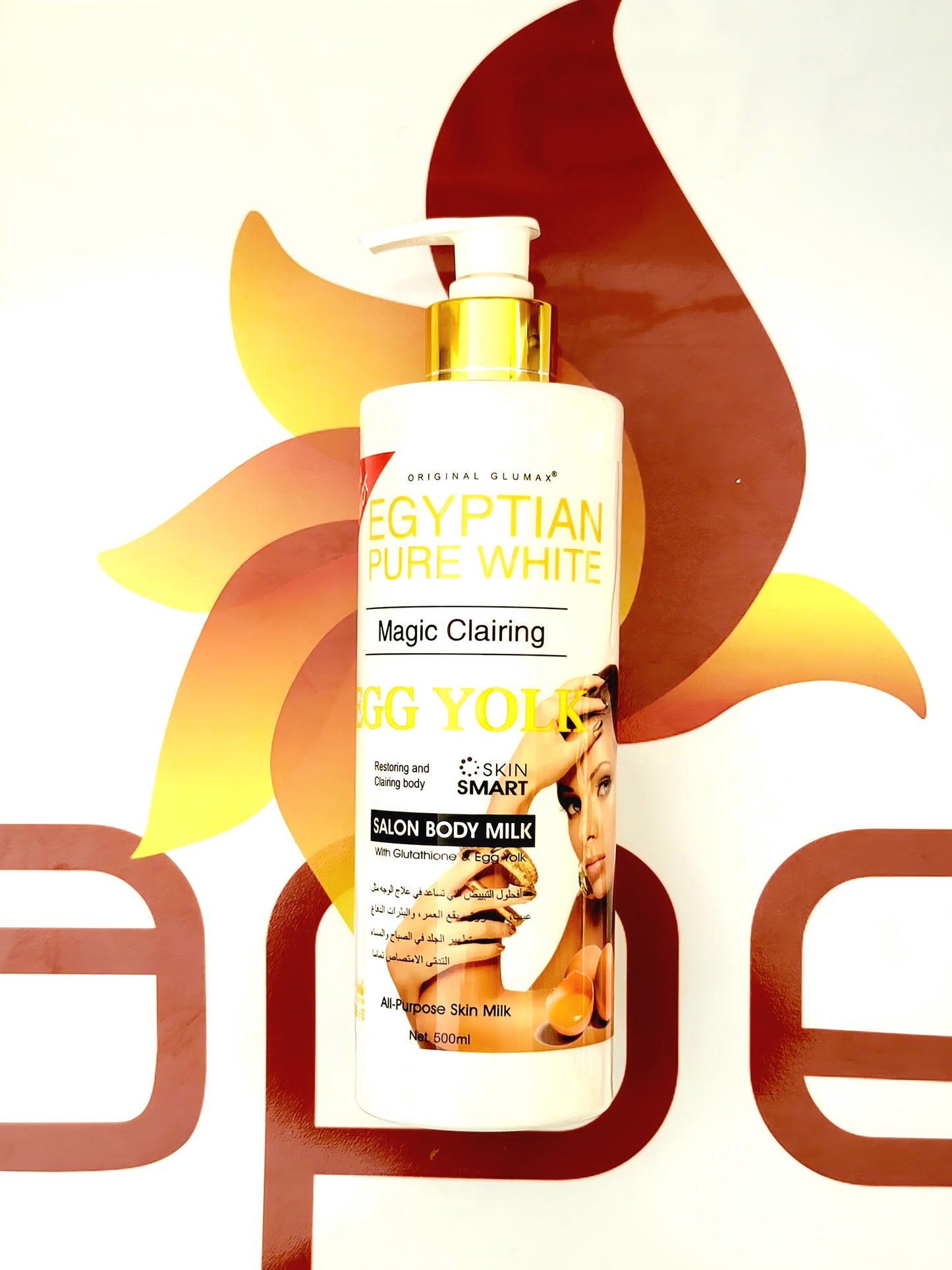 Egyptian Pure White Magic Clairing Egg Yolk Salon Body Milk 500ml