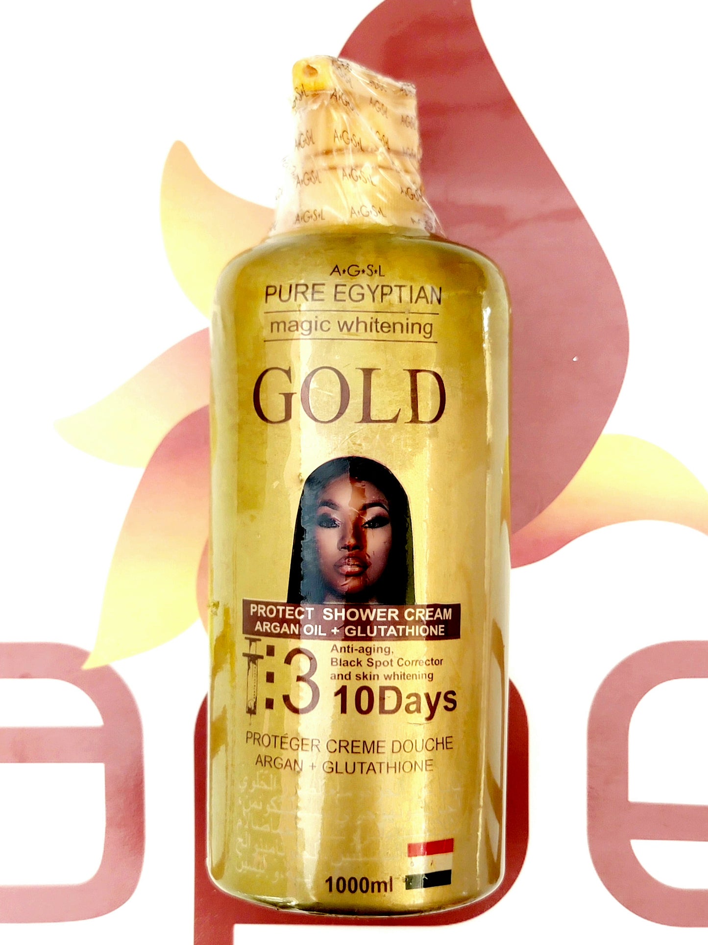 Pure Egyptian Magic Whitening Gold Protect Shower Cream 1000ml