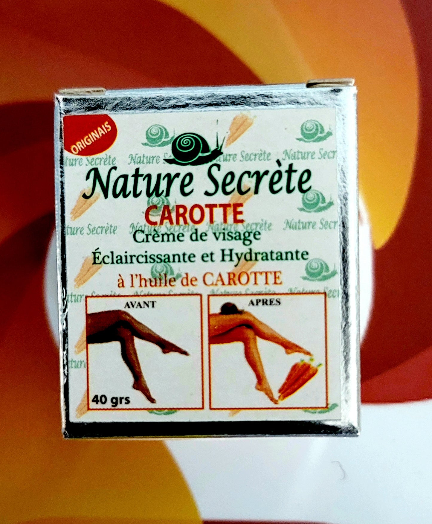 Nature Secrete Carotte Lightening Moisturizing Facial Cream 40grs