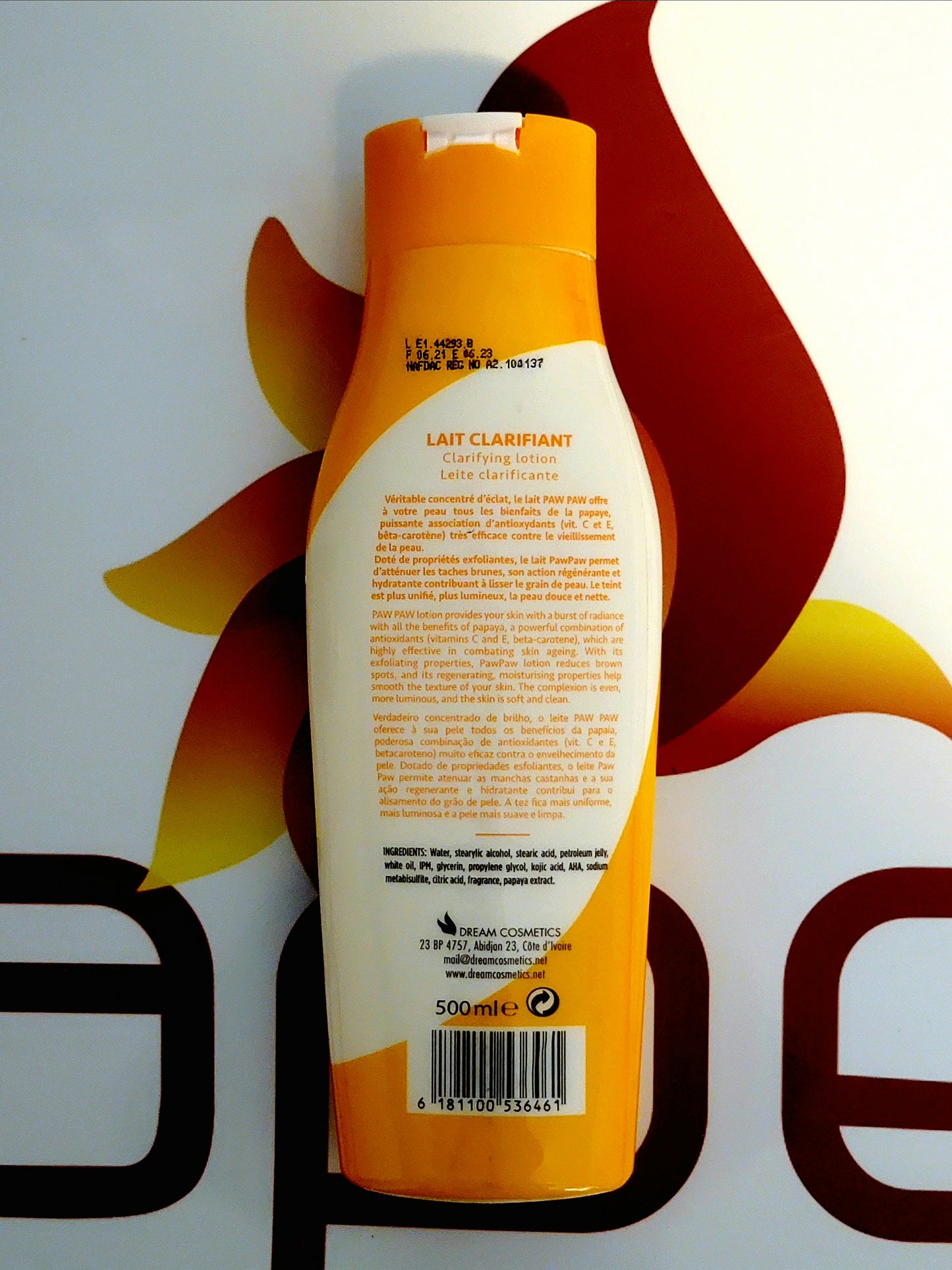 Paw Paw Lait Clarifiant 500ml