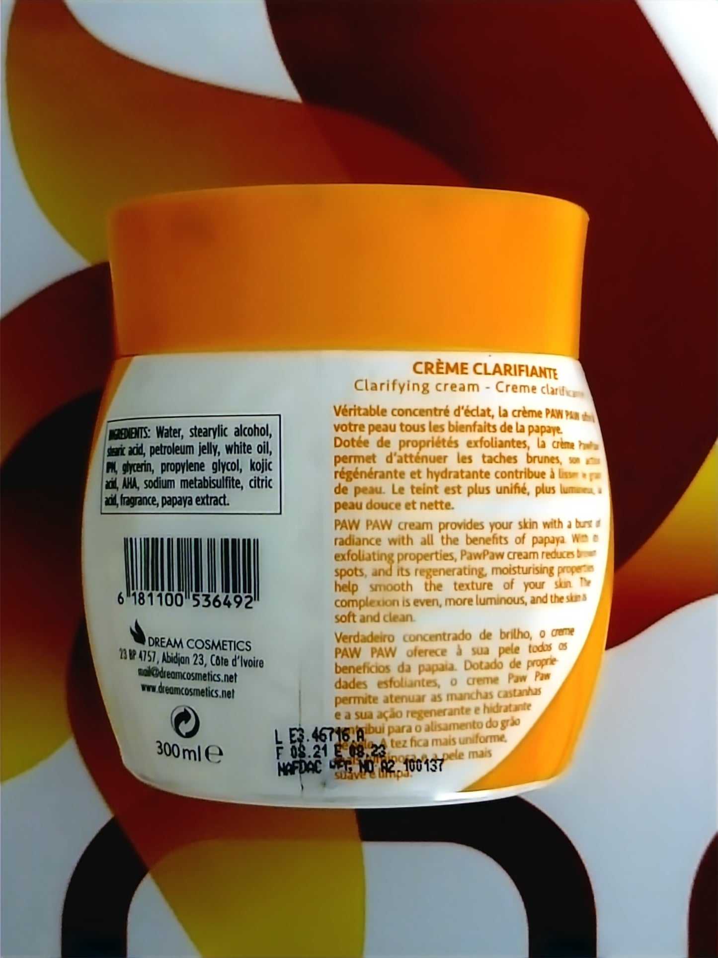 Paw Paw Clarifying Cream 300ml