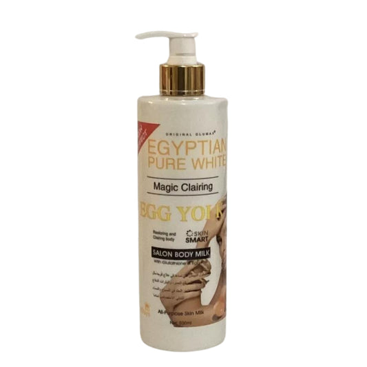 Egyptian Pure White Magic Clairing Egg Yolk Salon Body Milk 500ml