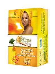 B Light Extra Fort Lightening & Exfoliating Soap with Carrot Extracts 200g