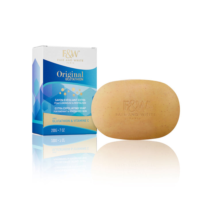 Fair and White Paris Original Glutathione Extra Exfoliating Soap 200g – itapelogroup