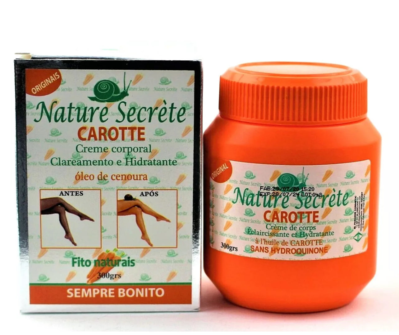 Nature Secrète Carotte Lightening Body Care 300gr