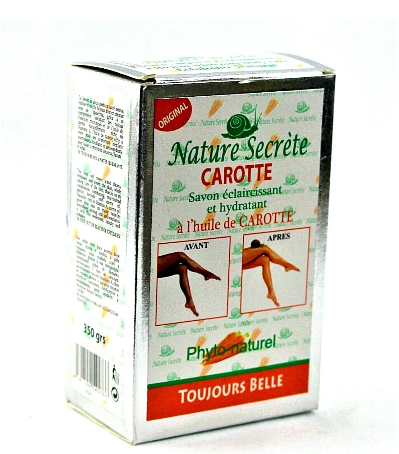 Nature Secrete Carotte Lightening Moisturizing Body Soap 350grs