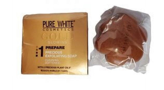 Pure White Gold Glowing & Precious Exfoliating Soap 150g