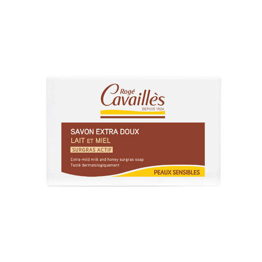 Roge Cavailles Extra Mild Milk & Honey Surgras Soap