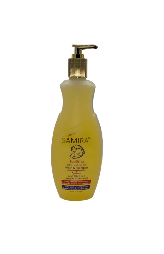 Samira Soothing Baby Head-To-Toe Was & Shampoo 500ml