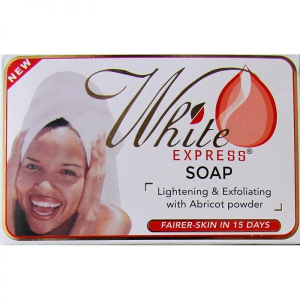 White Express Soap Lightening & Exfoliating with Abricot Powder 200g