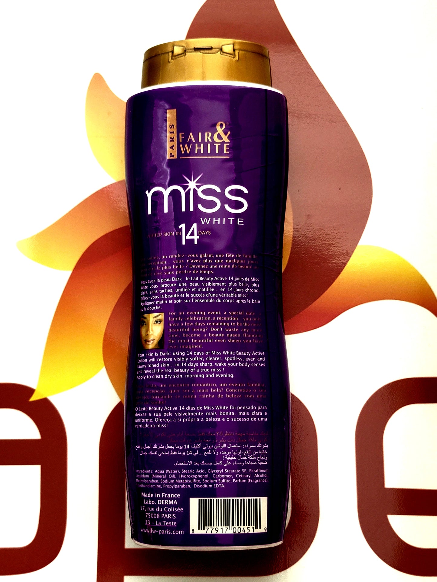 F&W Fair and White Paris Miss White 14Days 500ml