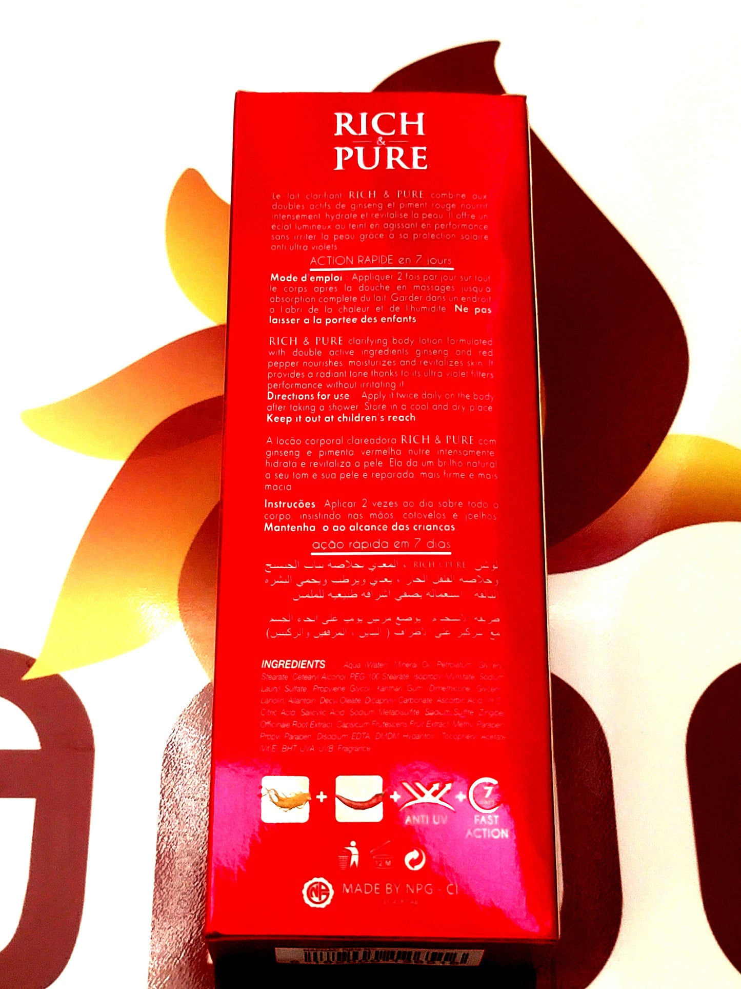 Rich & Pure Double Active Clarifying Lotion Fast Action