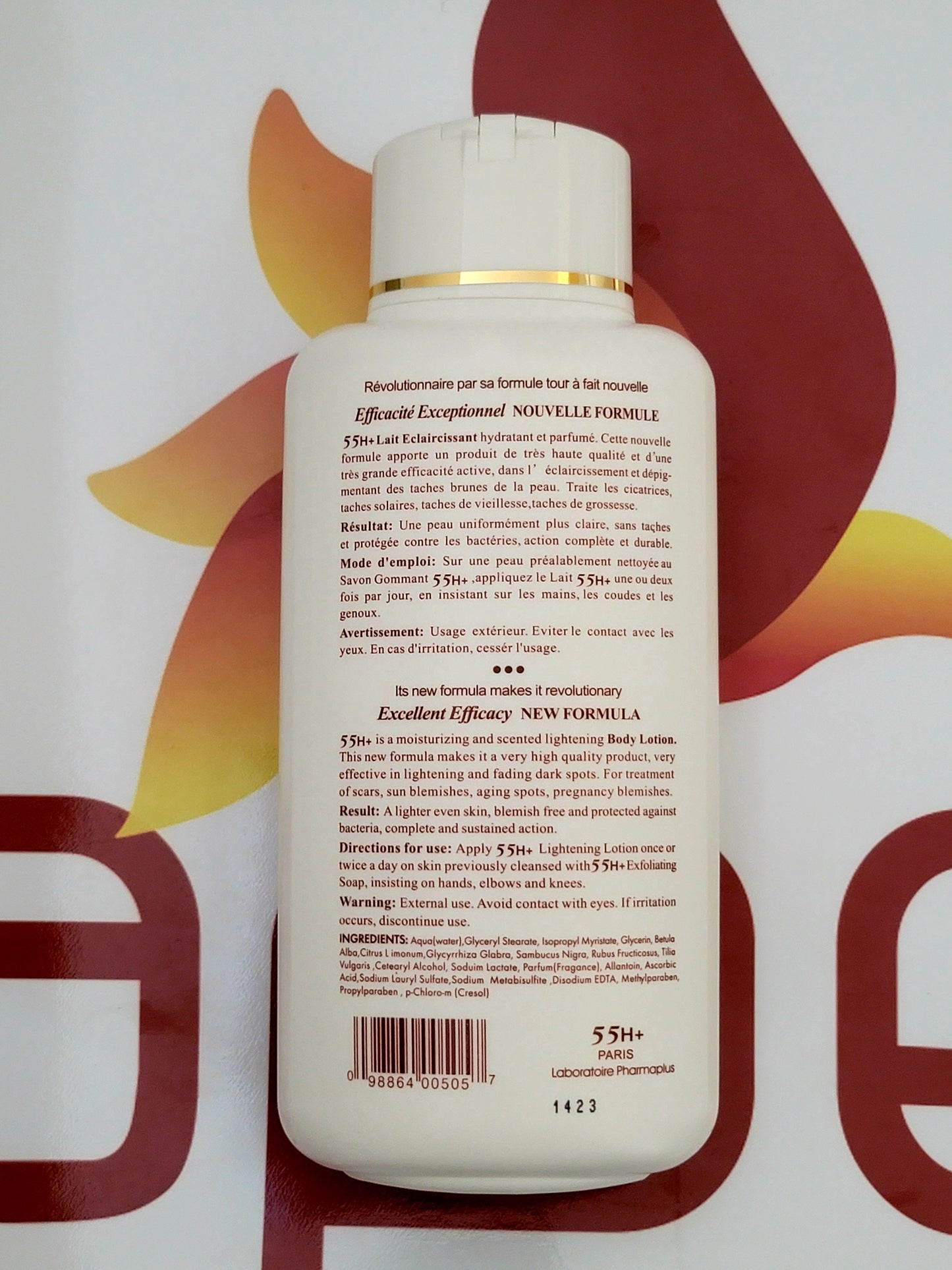 55H+ Paris Efficacite Exceptionnel Body Lotion 500ml