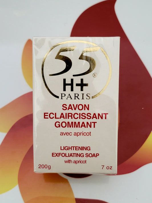 55H+ Paris Savon Eclaircissant Gommant Lightening Soap 200g