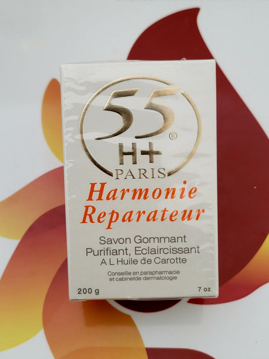 55H+ Paris Harmonie Reparateur Exfoliating Lightening Soap 200g