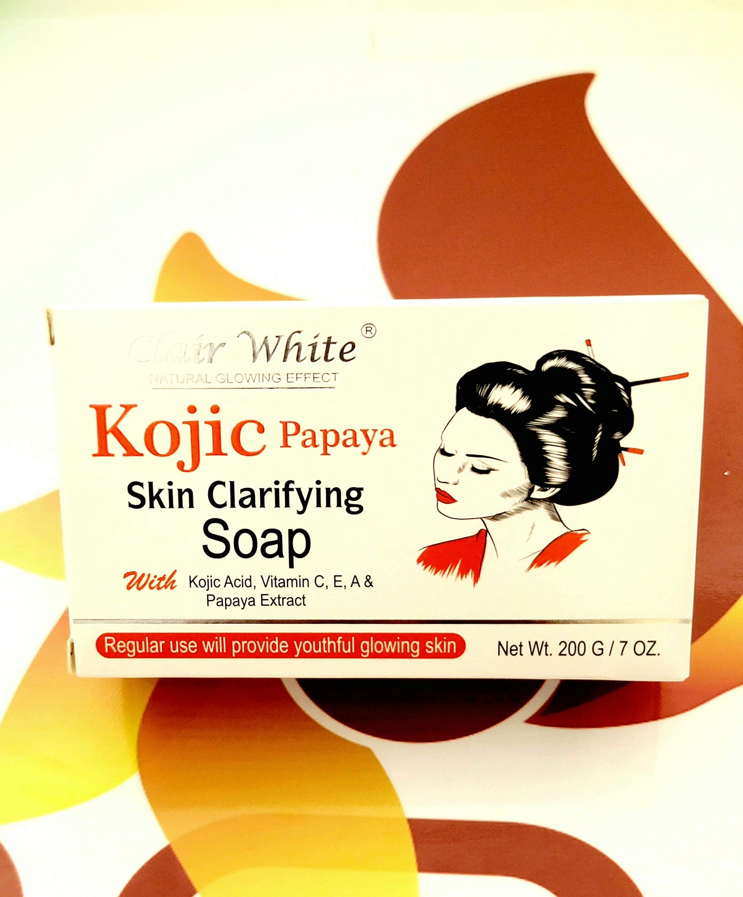 Clair White Kojic Papaya Skin Clarifying Soap 200g