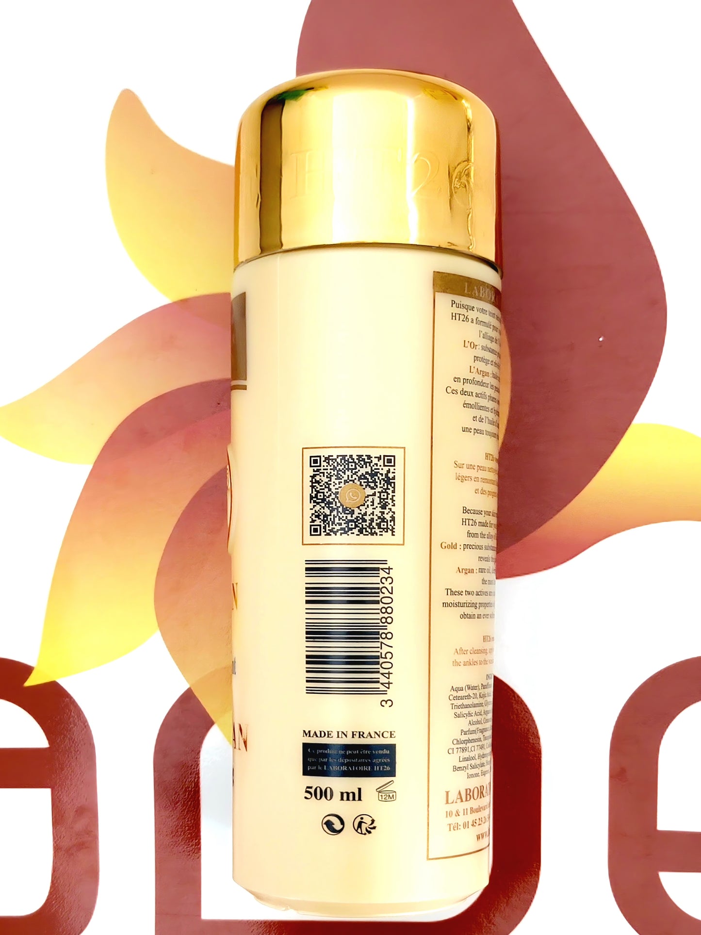 HT26 Paris Gold & Argan Multi-Lightening Body Lotion Tone Revealed 500ml