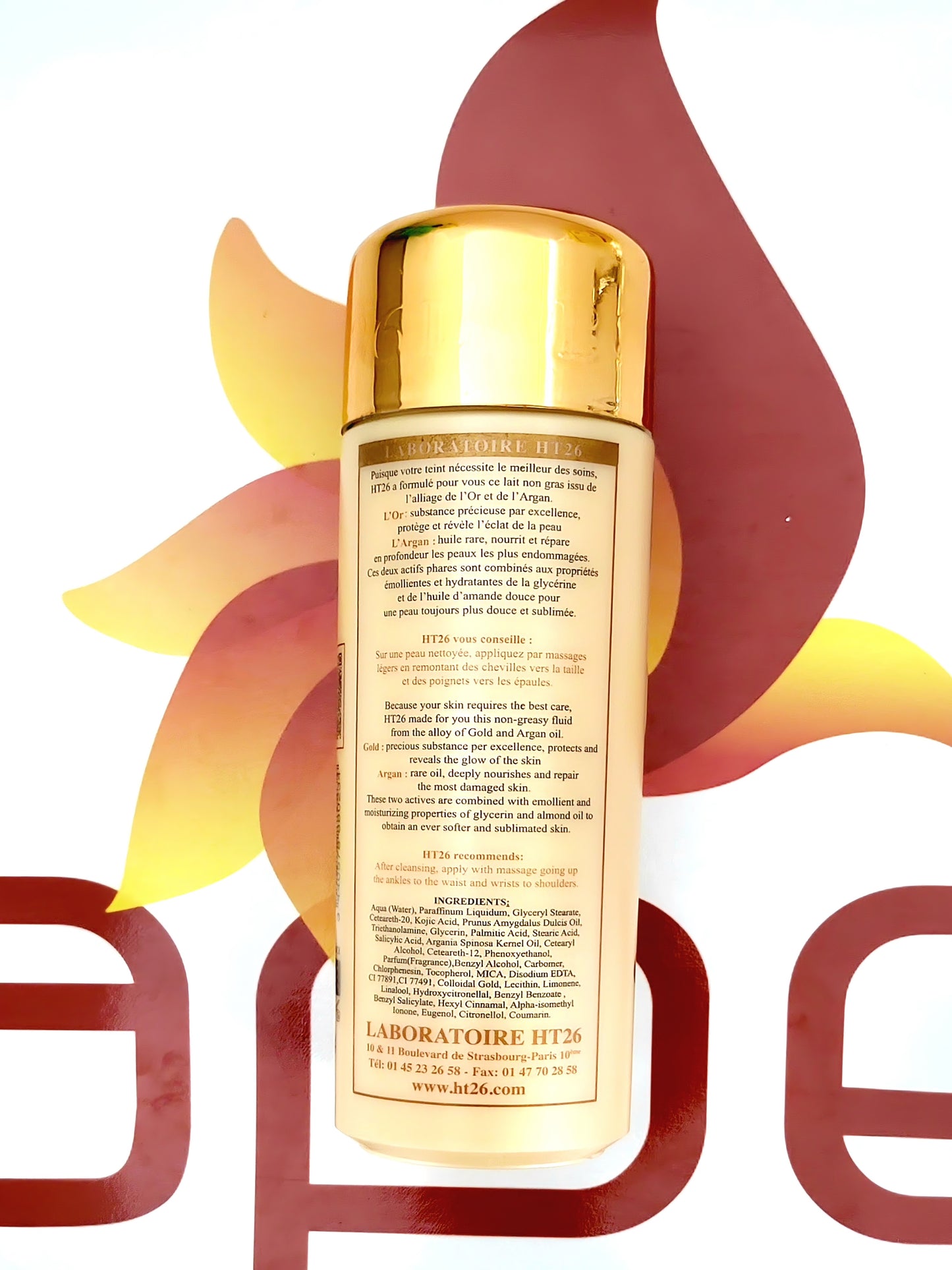 HT26 Paris Gold & Argan Multi-Lightening Body Lotion Tone Revealed 500ml