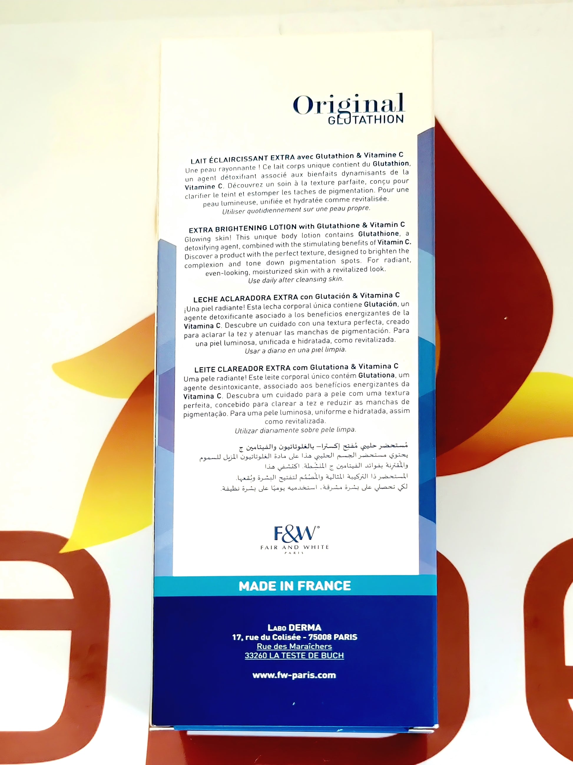 Fair and White Paris Original Glutathion Extra Brightening Lotion 500m itapelogroup Fair and White Paris Original Glutathion Extra Brightening Lotion 500m itapelogroup