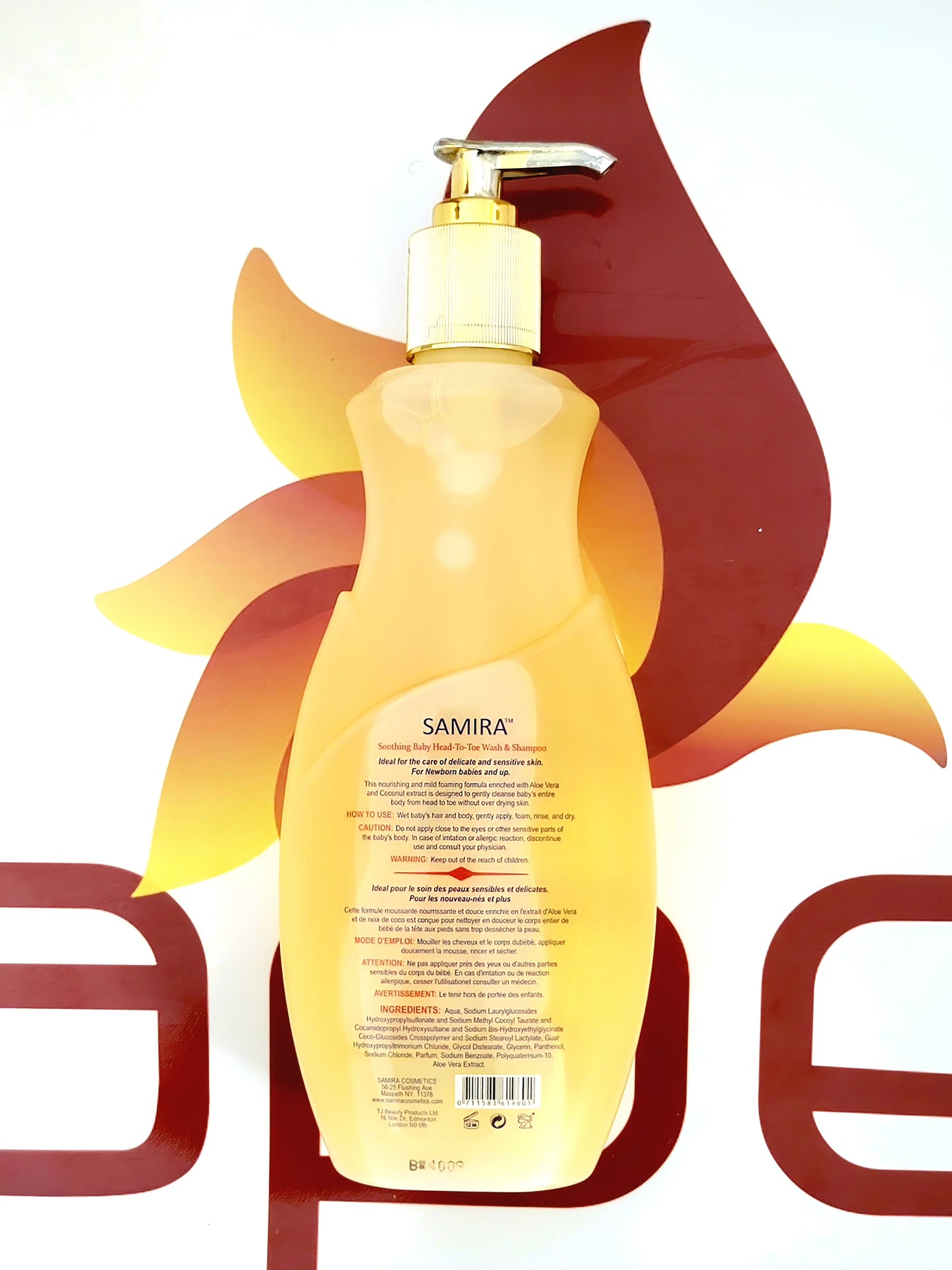 Samira Soothing Baby Head-To-Toe Was & Shampoo 500ml