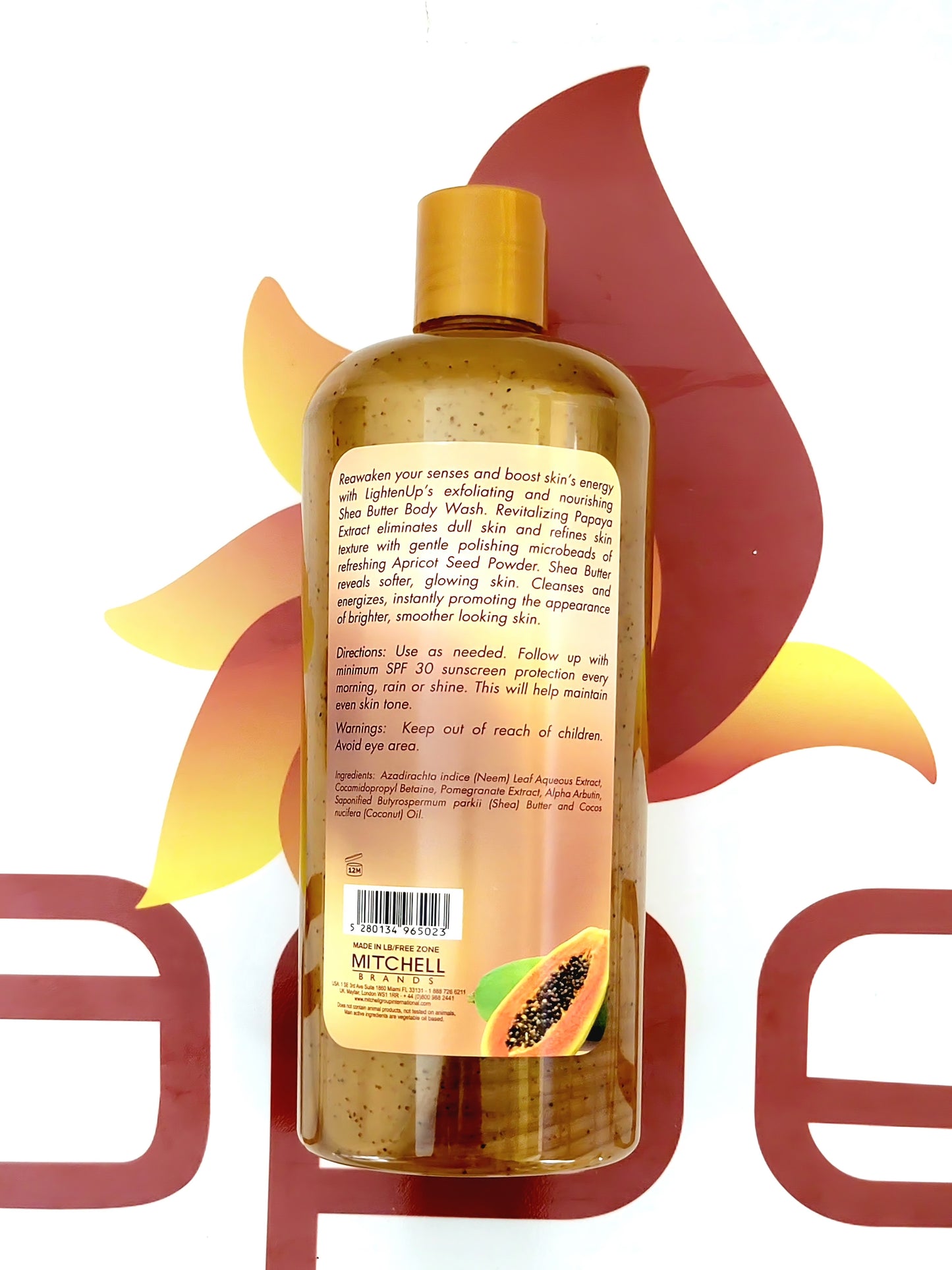 Lighten Up Lightening Exfoliating Body Wash with Shea Butter