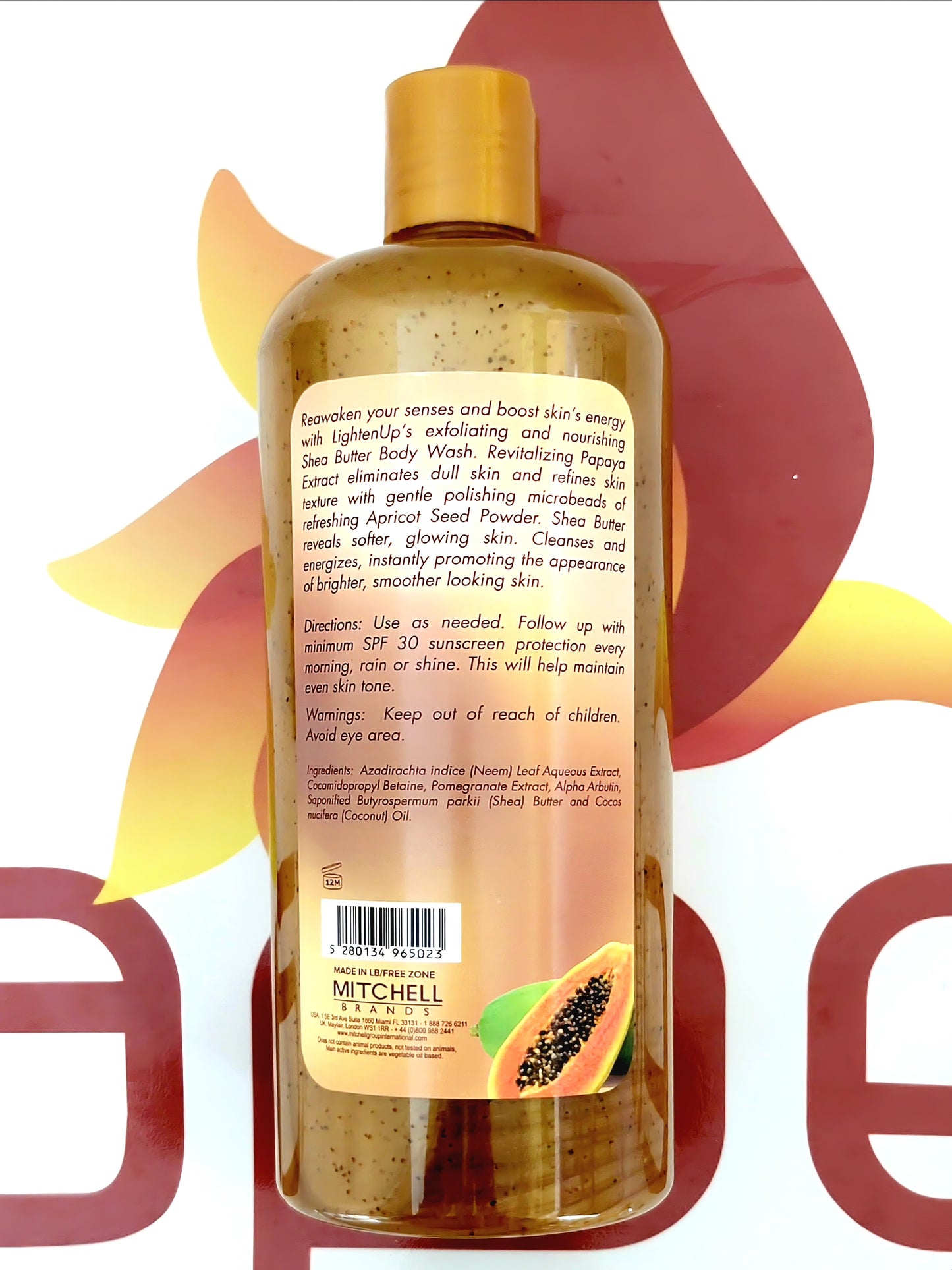 Lighten Up Lightening Exfoliating Body Wash with Shea Butter