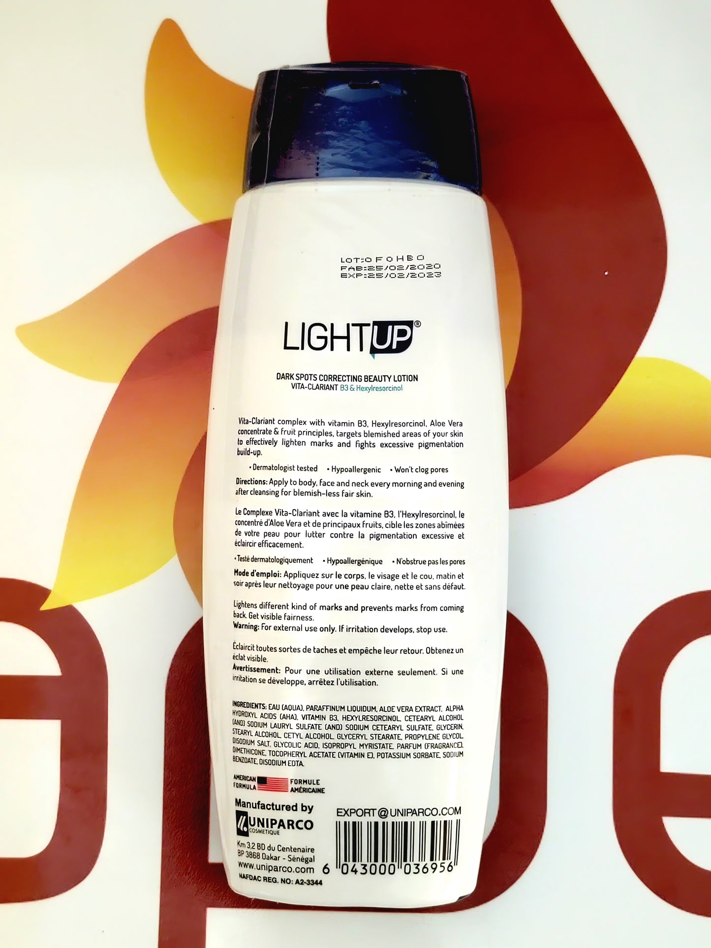 Light Up Dark Spots Correcting Beauty Lotion with Vitamin B3 400ml