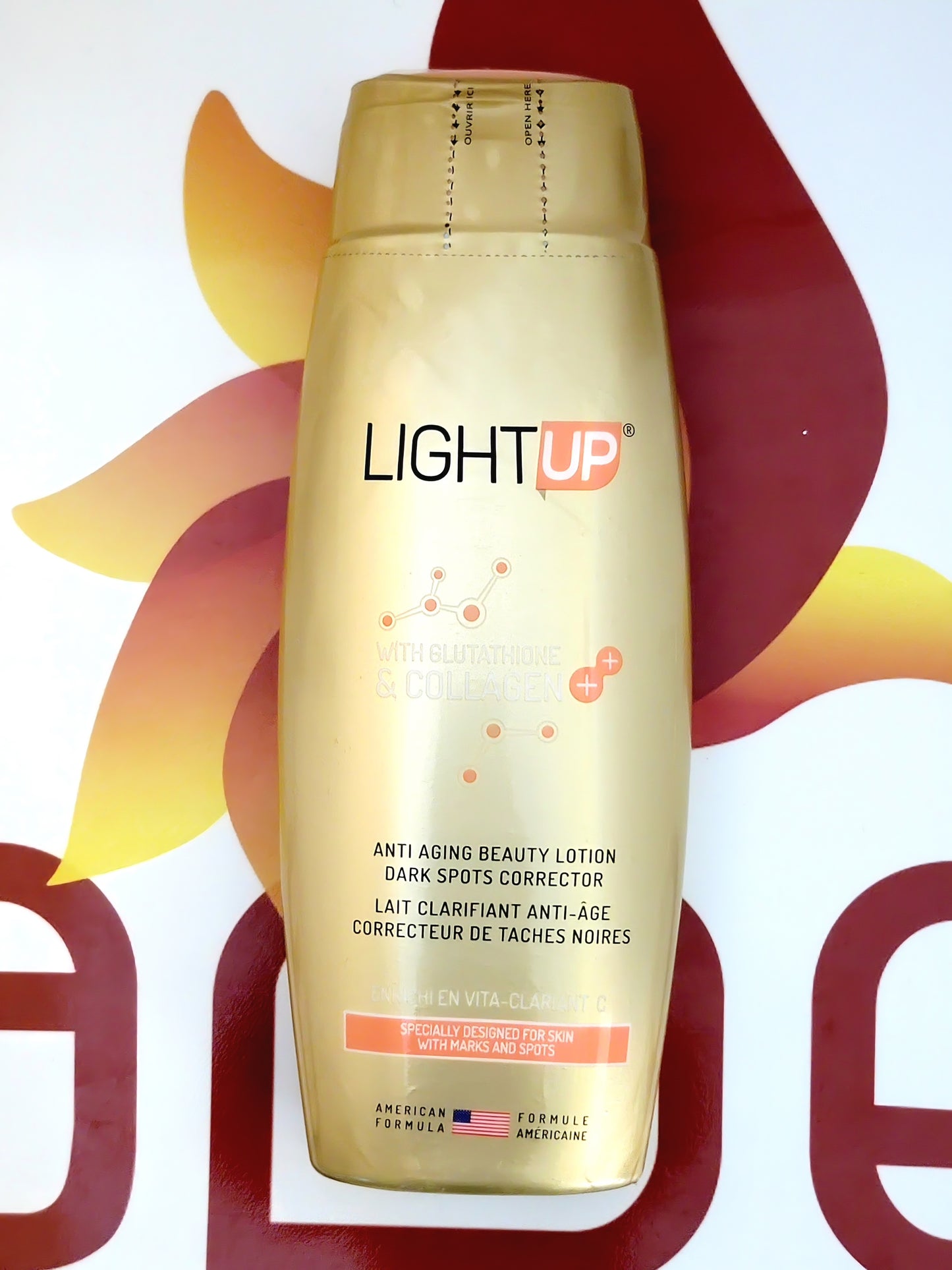 Light Up Anti Aging Beauty Lotion Dark Spot Corrector 400ml