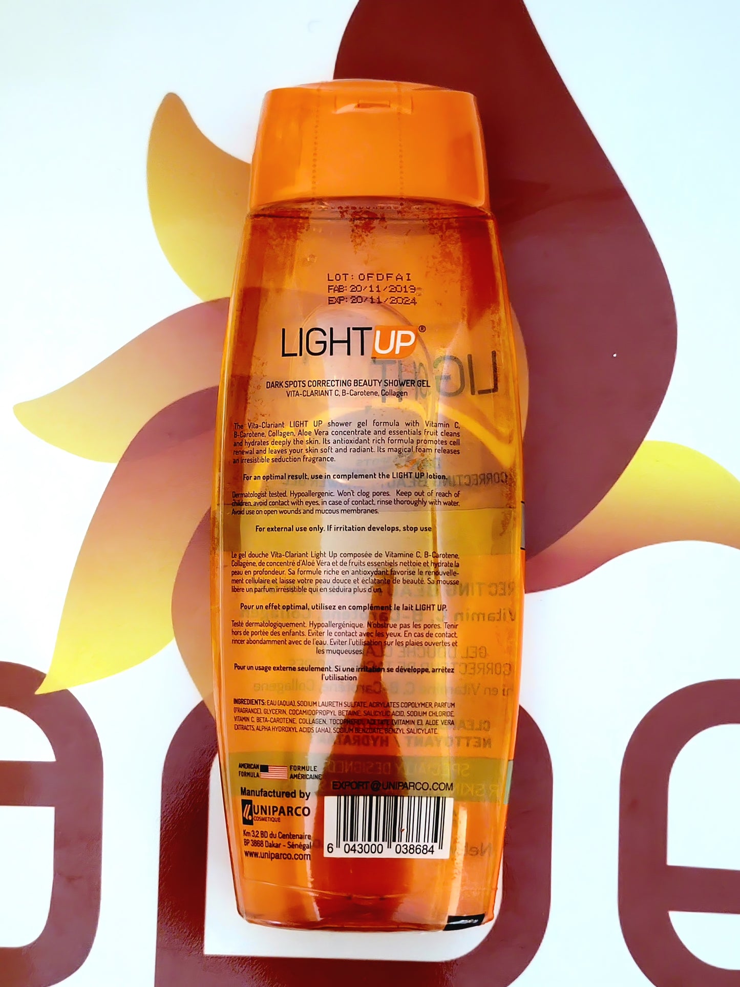 Light UP Dark Spot Correcting Beauty Shower Gel 400ml