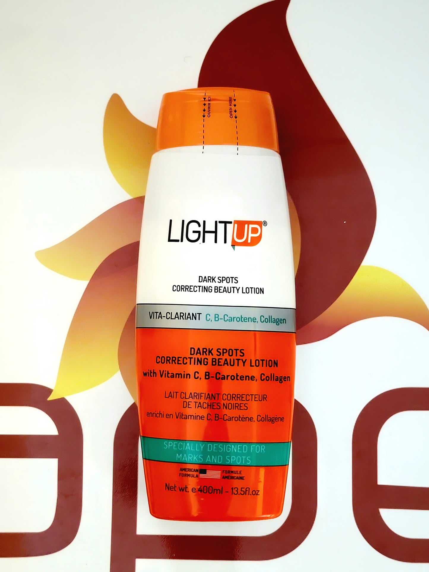 Light Up Dark Spot Correcting Beauty Lotion with B-Carotene, Collagen 400ml