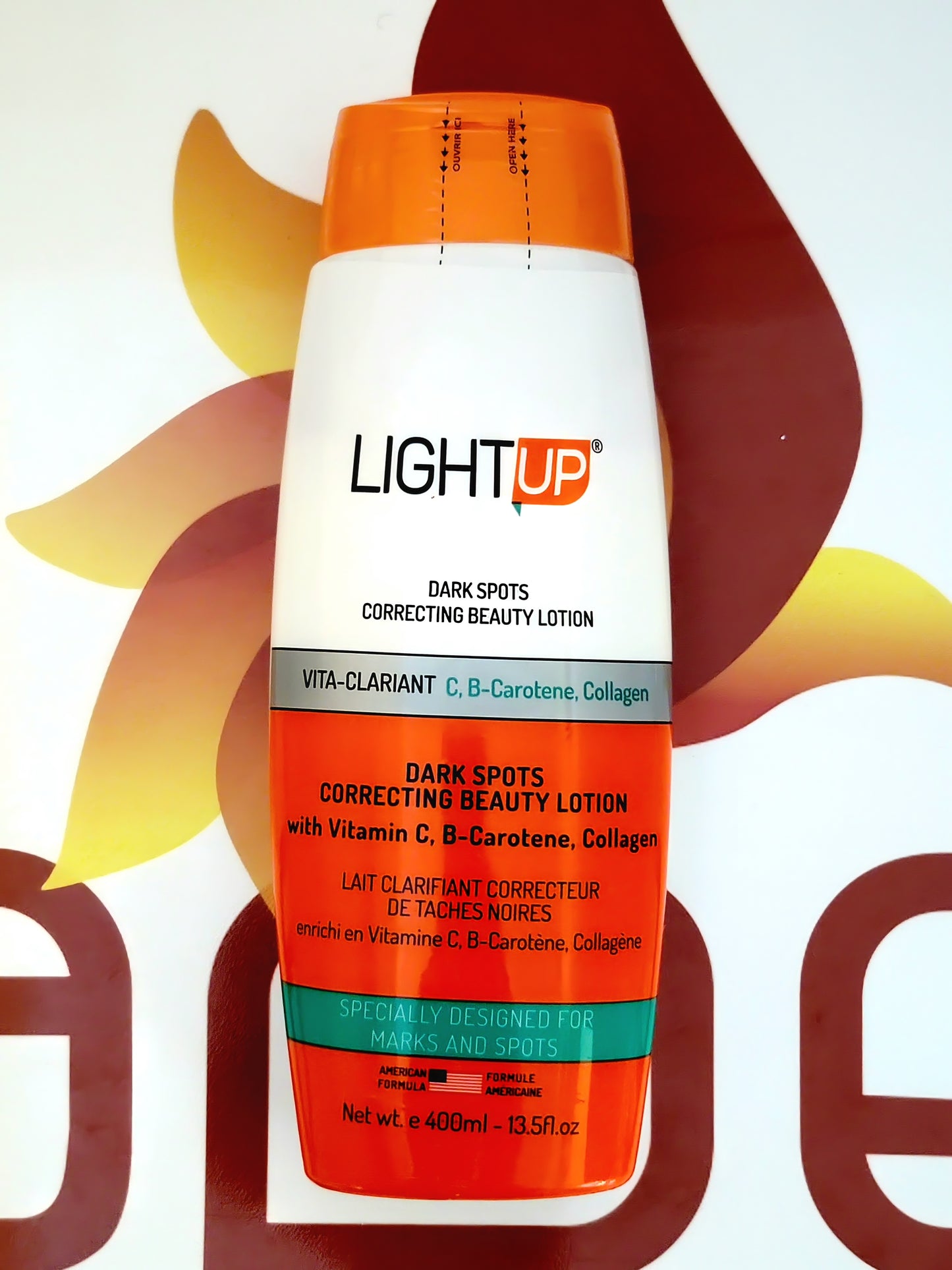 Light Up Dark Spot Correcting Beauty Lotion with B-Carotene, Collagen 400ml