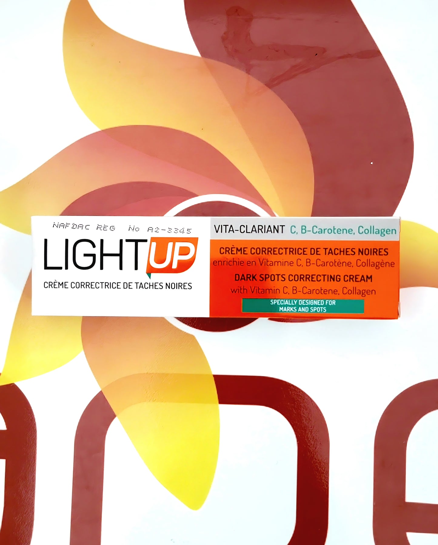 Light Up Dark Spots Correcting Cream with Vitamin C, B-Carotene, Collagen 40g