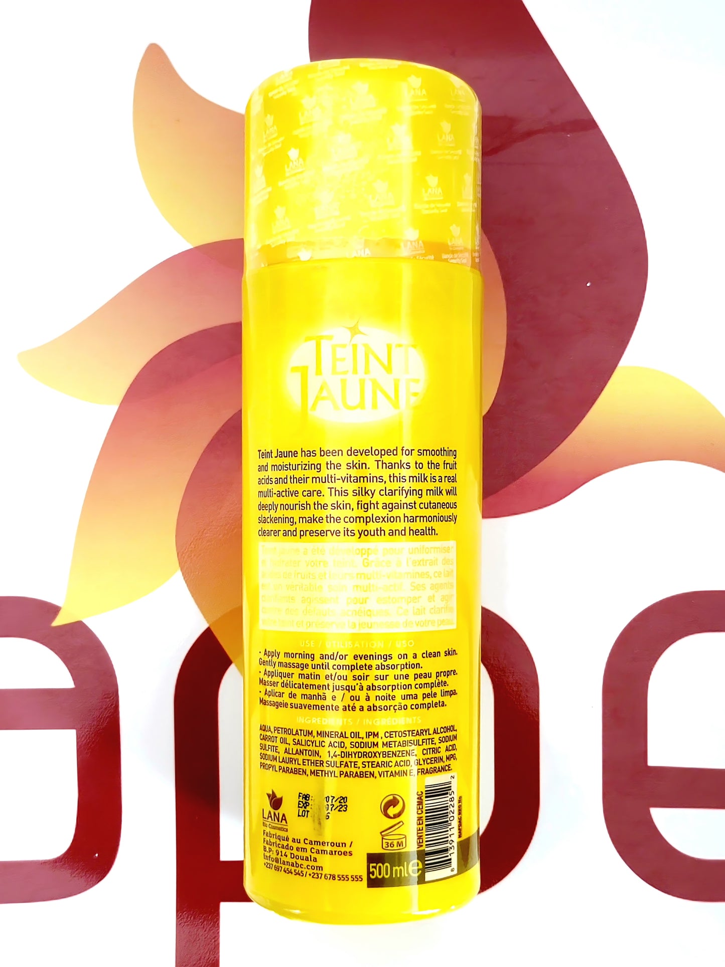 Teint Jaune Clarifying Milk Super Rapide Triple Action 500ml