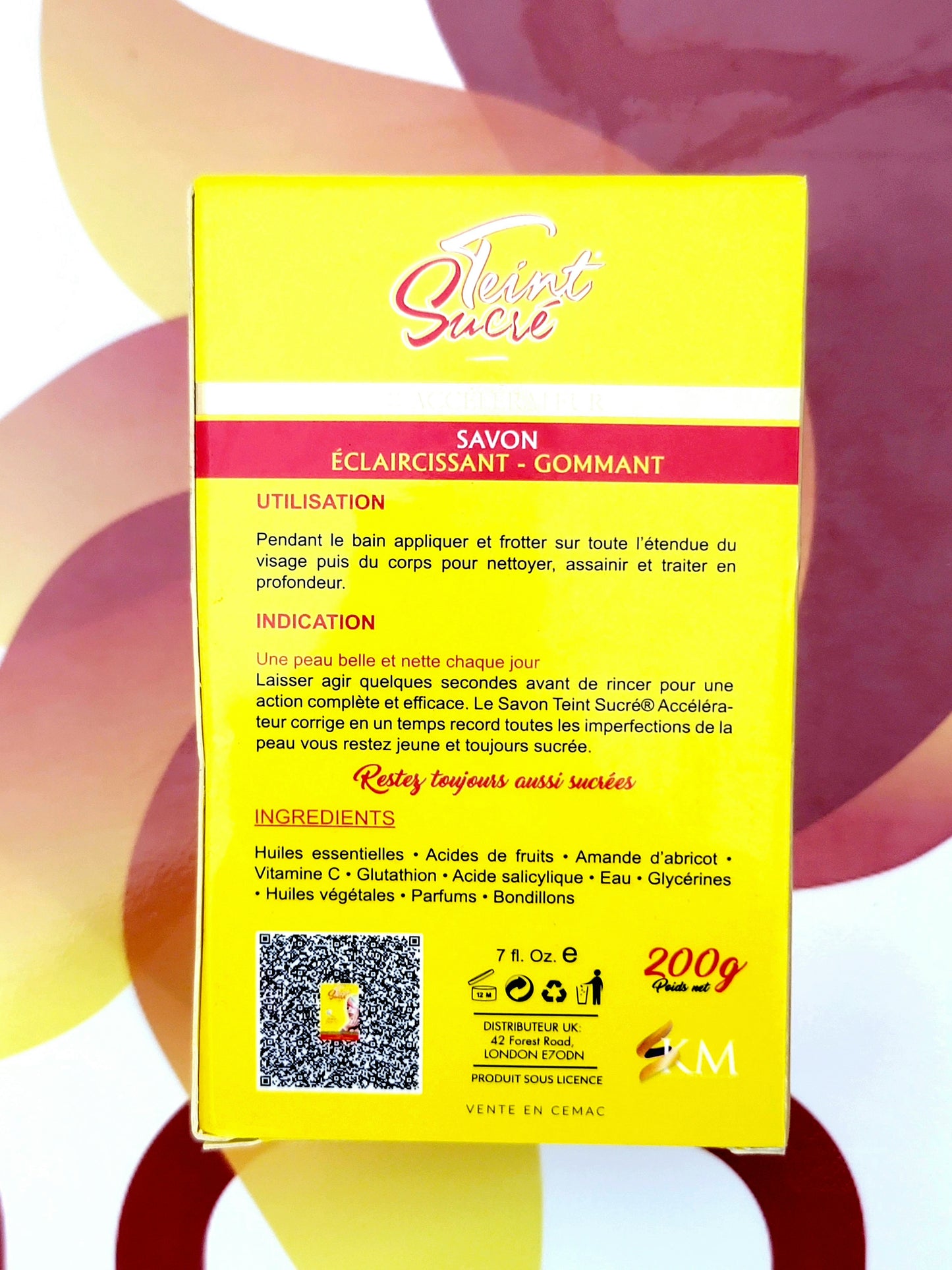 Teint Sucre Savon Eclaircissant-Gommant Accelerateur 7fl.oz