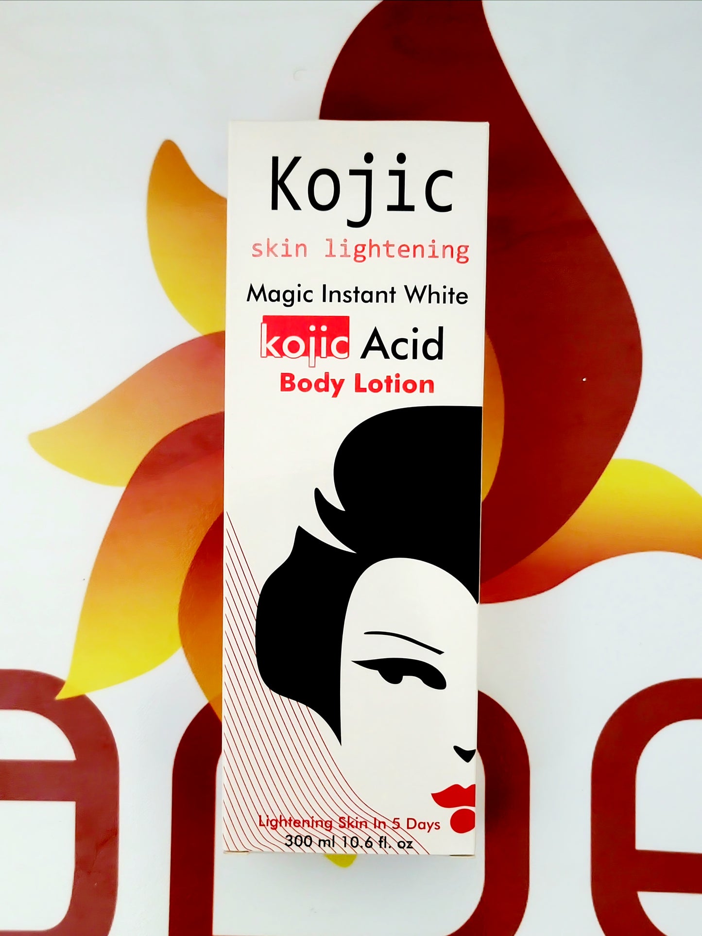Kojic Skin Lightening Magic Instant White Body Lotion 300ml