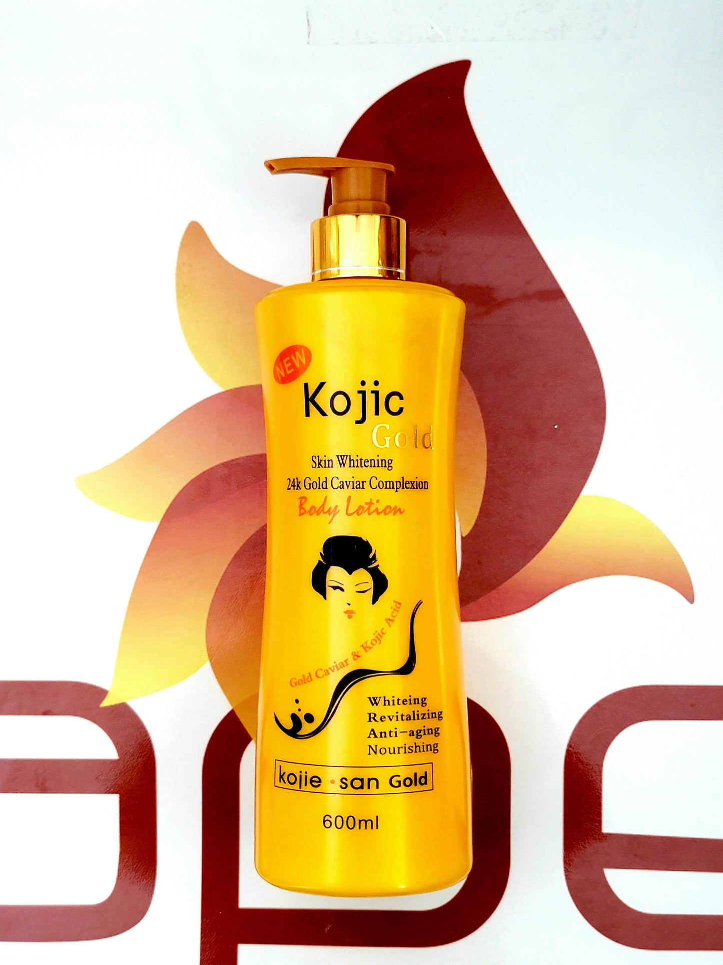 Kojic Gold Skin Whitening Body Lotion 600ml